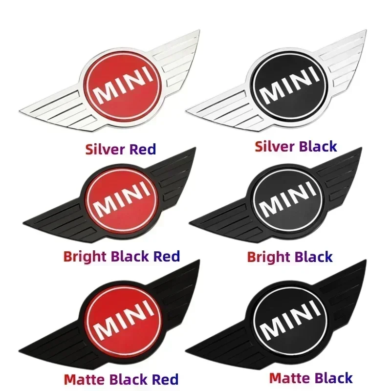 ABS Car Styling Front Head Emblem Sticker for Mini Cooper R55 R56 R60 R61 Auto Refit Replacement Badge Exterior Accessories