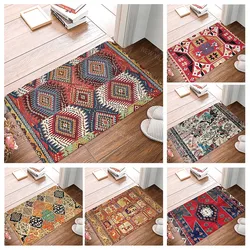 Anti-slip Bath Mat Bathroom Small Rug Shower Mat Home Decor Door Mat Kitchen Bedroom Entrance Room mats Morocco vintage Persia