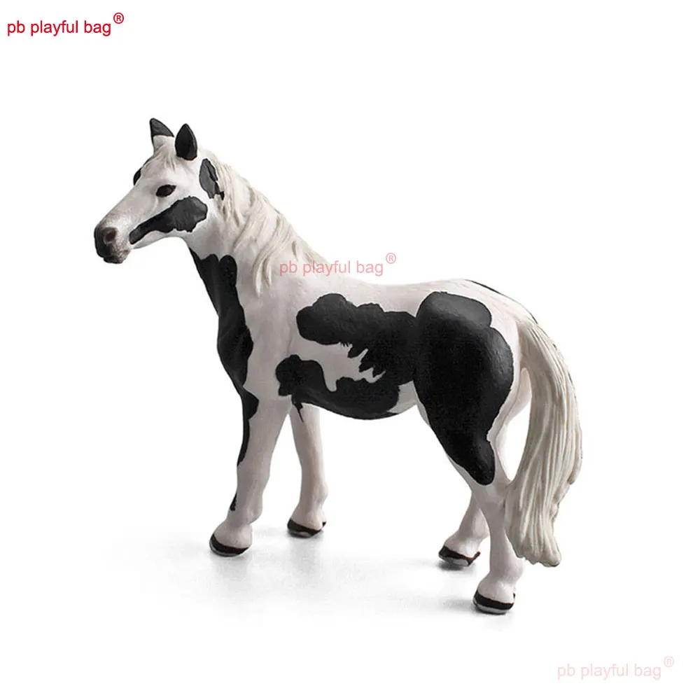 シミュレーション家畜馬馬ソリッドモデルカマルグマパイントメアアクションフィギュア家の装飾のおもちゃ子供のギフト HG383