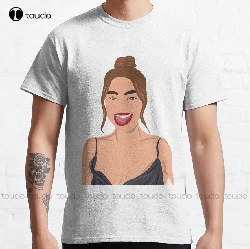 Sarah Hyland # 1 Camiseta clásica, camisas para niñas de Sarah Hyland, camisetas informales simples Vintag para exteriores, ropa de calle de arte divertido, camiseta de dibujos animados