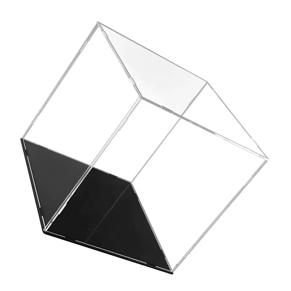 

Прозрачный акриловый пылезащитный футляр для футбольных сувениров и фигурок, многофункциональное решение для хранения, съемный.