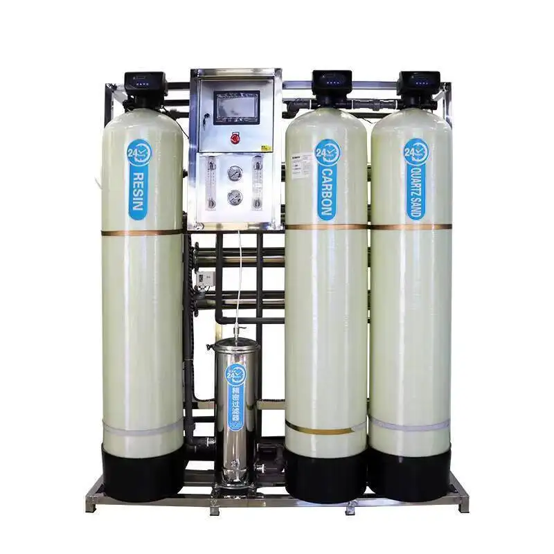 1000LPH Industrial Reverse Osmosis Drinking Purification System Pump Pure Water Treatment Hinery
