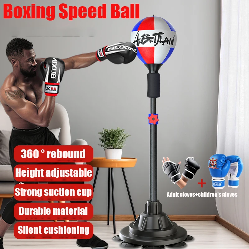 Boxing Reaction Ball Adult and Children's Fitness and Bodybuilding Exercise Stress Relieving Boxing Sandbag Rebound Dodgeball