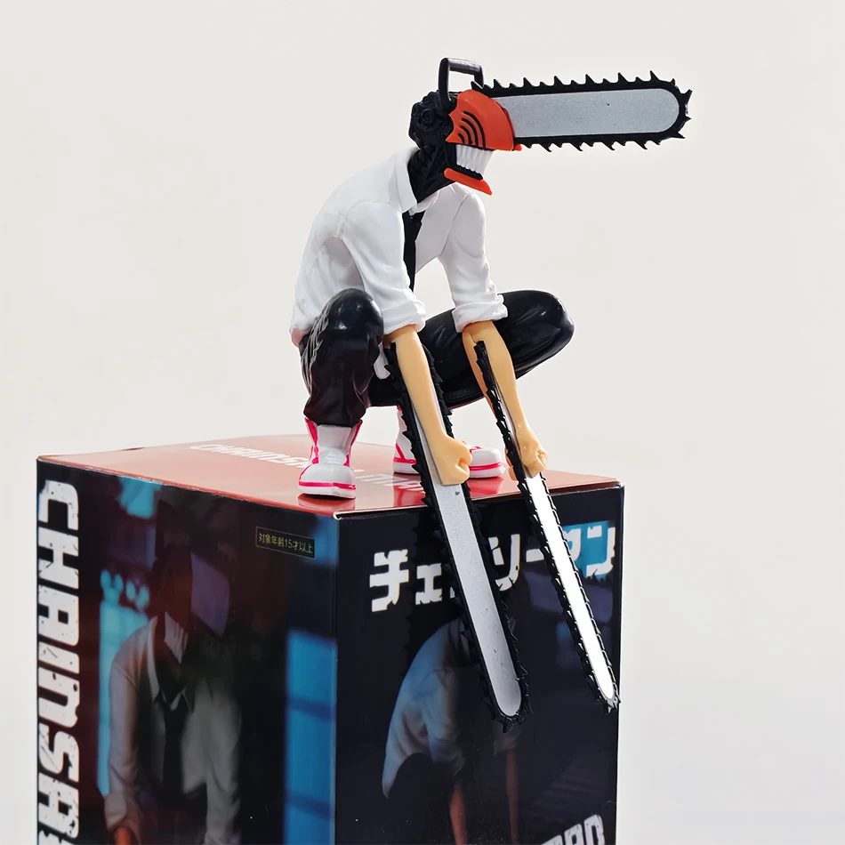 14/17cm Chainsaw Man Anime-Figur Power/Denji Actionfigur PVC Chainsaw Man Noodle Stopper Figur Erwachsenen-Sammlermodell Spielzeug