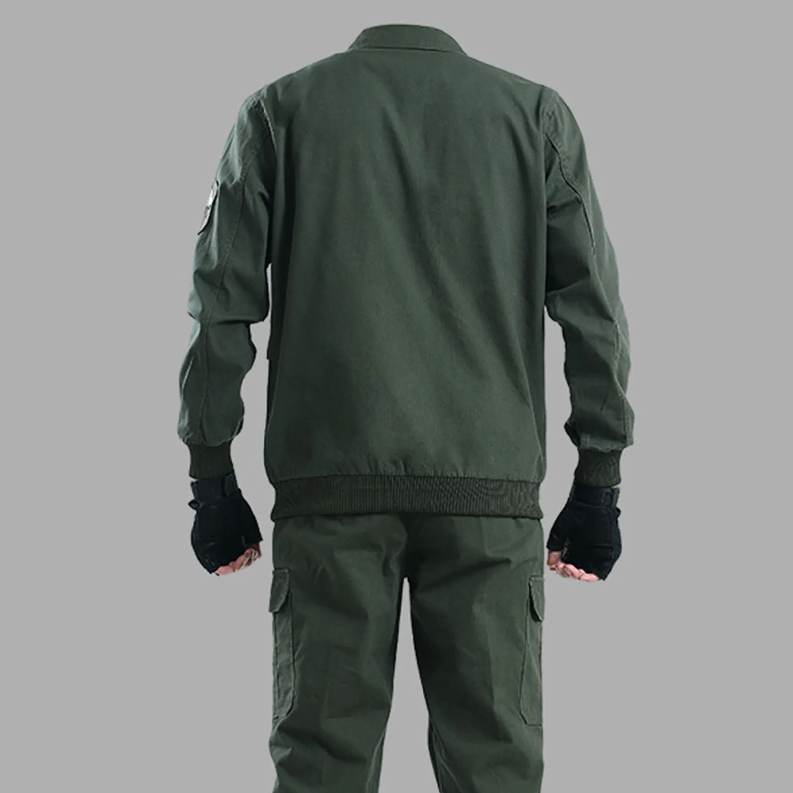 2022 New Spring And Autumn Cotton Work Clothes Outdoor Wear-resistant Welder Thickened Labor Insurance Clothing Auto Maintenance