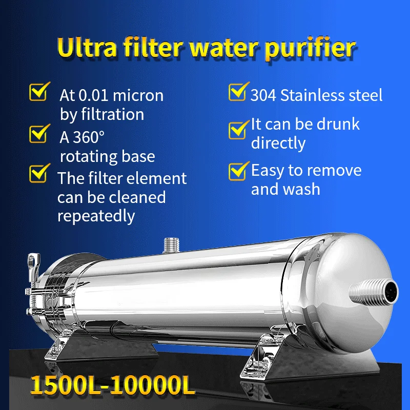 STLF CJW 6000L direto da fábrica purificador de água de aço inoxidável ultrafiltração pré-filtros de água outras purificação de filtros de água