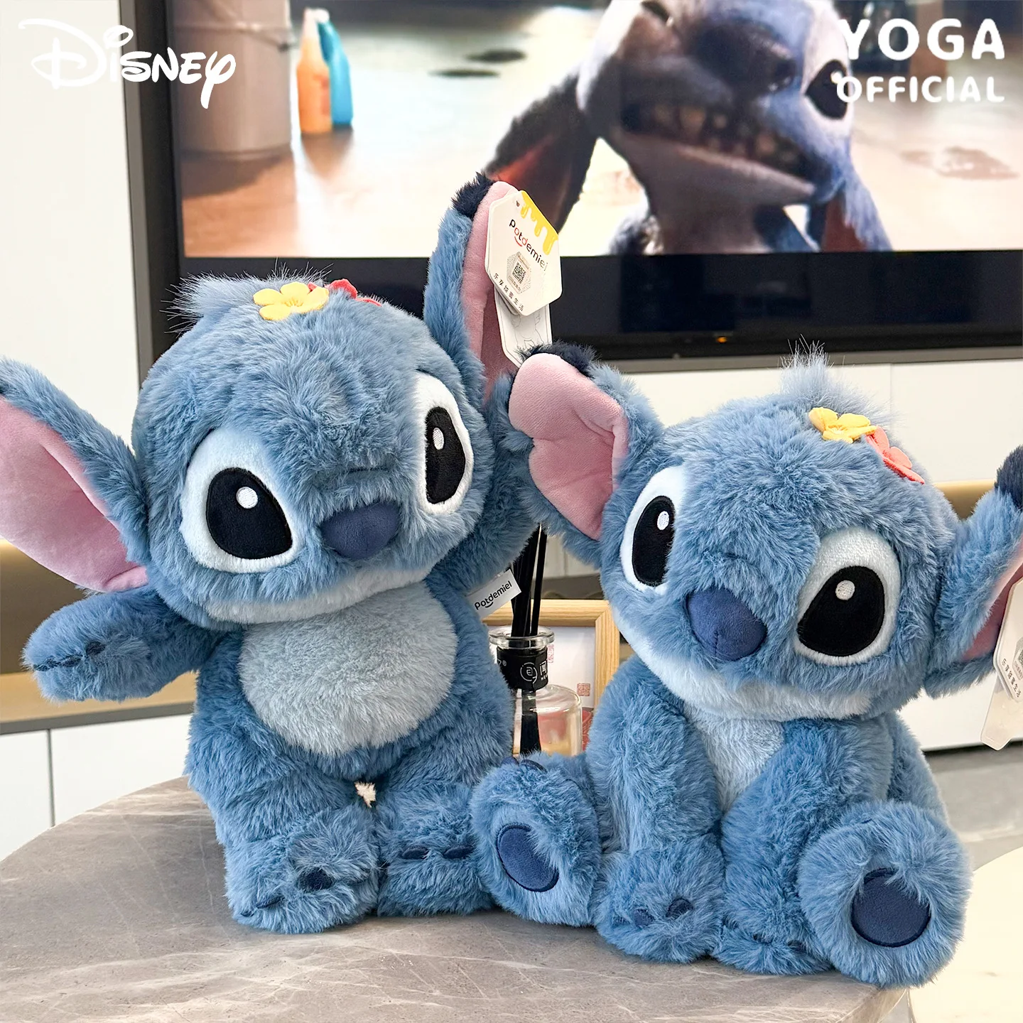 

Плюшевые куклы Disney Kawaii Stitch в крутом стиле, 25/30 см, оригинальные, высококачественные, игрушки для детей, подарок для девушки