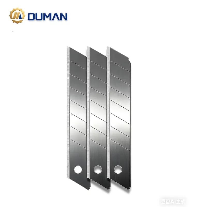Custom Drawing Services Custom Paper Cutter Utility Knife Blades Box Cutter Snap Blades Safety Stainless Steel Custom Blades