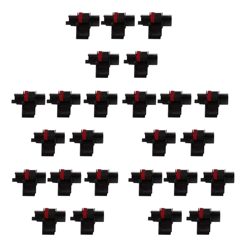 

IR-40T (25 шт.) Совместимый калькулятор Ленты для принтера Чернильный валик — черный и красный