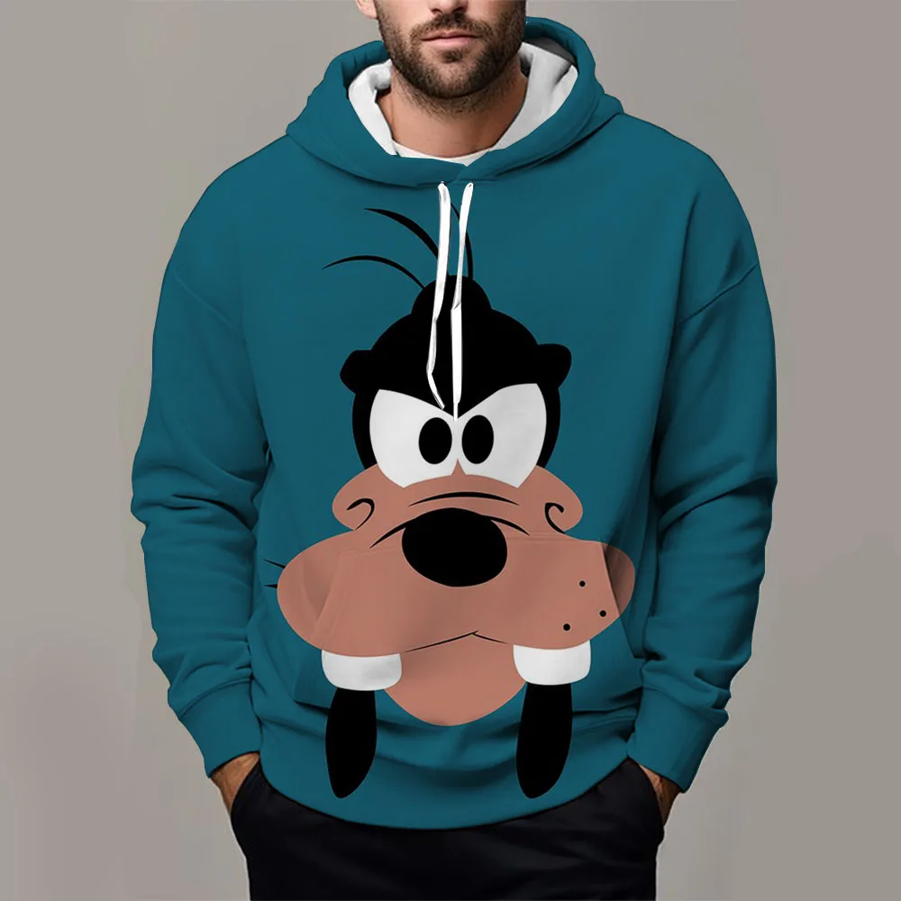 Disney Hoodies Gaofei 3D Print Man Women Retro Oversized Streetwear Y2k Hoodie Pullovers Hooded Sweatshirts Kids Clothing