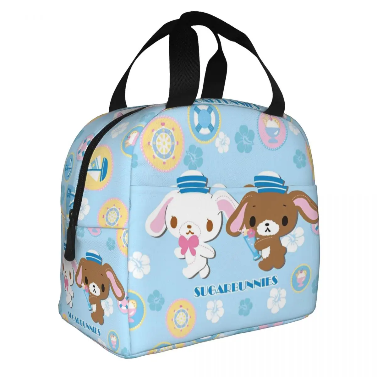 

Cartoon Sugarbunnies Cute Insulated Lunch Bag Thermal Bag Meal Container Portable Tote Lunch Box Girl Boy Beach Outdoor
