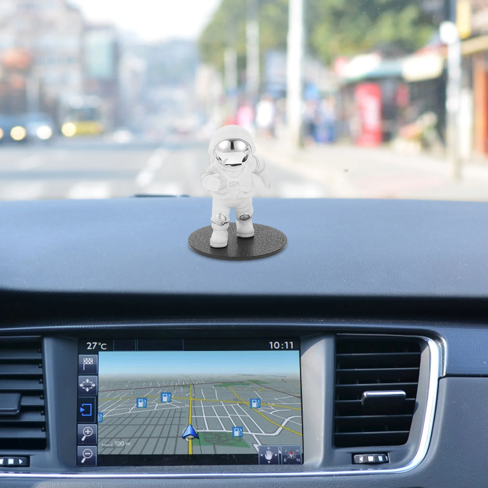 

3Pcs Astronaut Car Interior Decoration Space Theme Dashboard Accessories Car Dash Ornament Automotive Statue Dashboard Charms