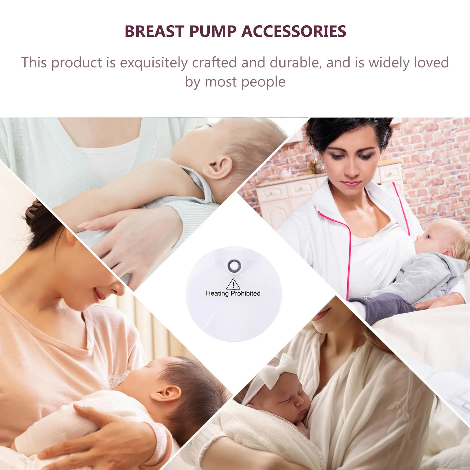 Breast Pump Accessories – Transparent Food-Grade PP Portable Manual Breastfeeding Pump Tool, 1 Piece