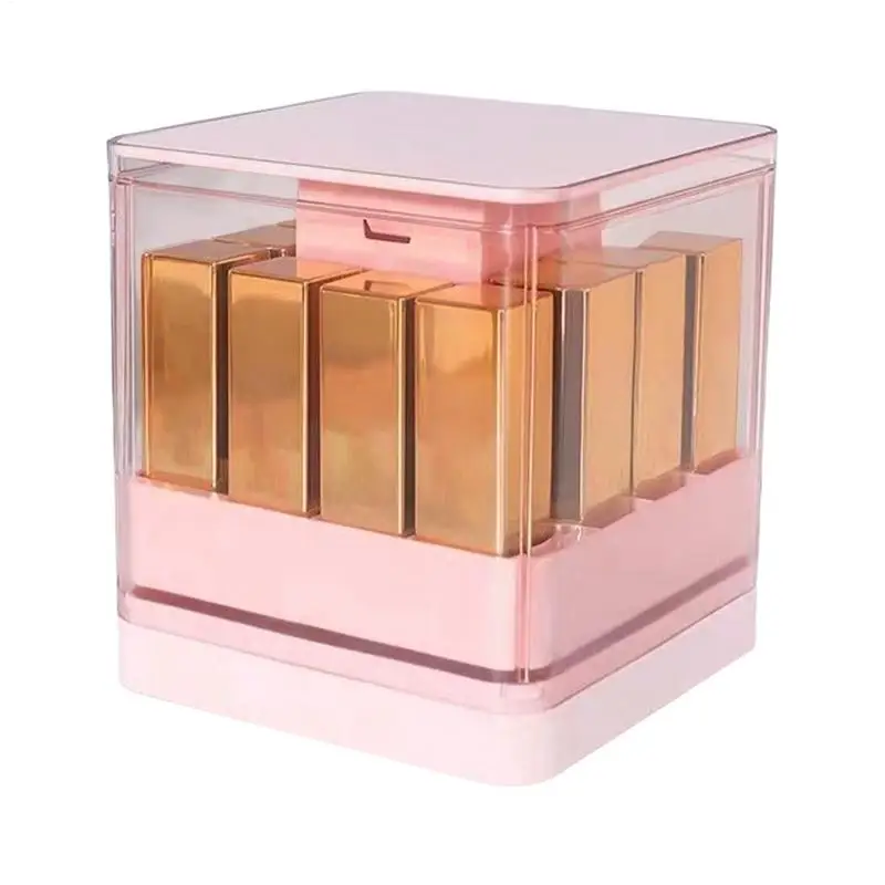 

Lip Gloss Organizer Lipstick Holder Perfume Organizer 12 Compartments Portable Compact Clear Container For Home Bathrooms Travel