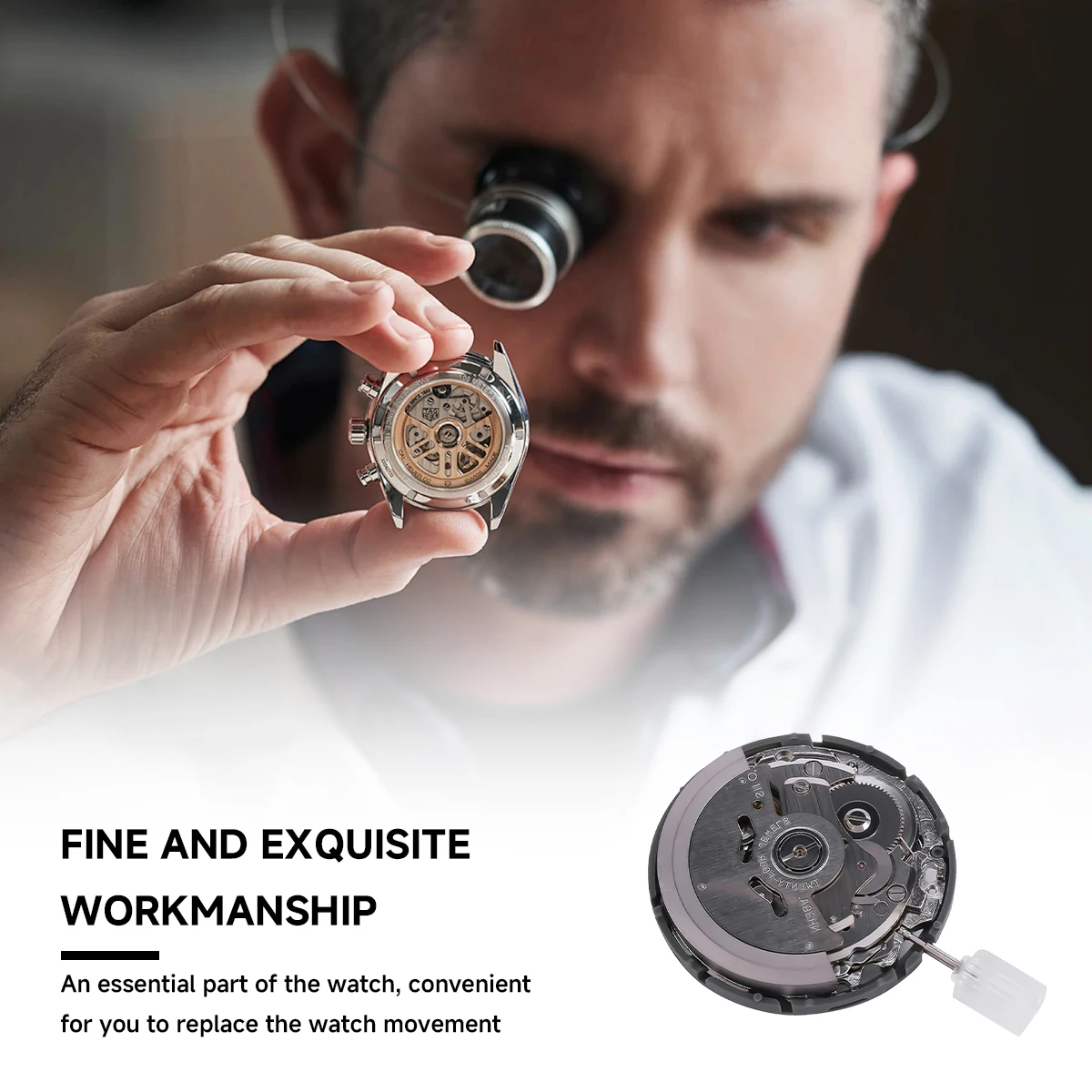 NH38A Mechanical Movement Mod Automatic Watch Mechanism 24 Jewels High Accuracy NH38 Top Repair Parts Accessories