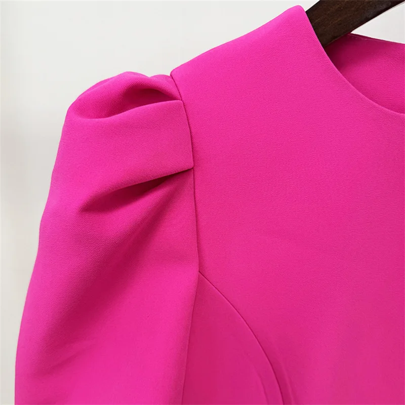 ชุดสตรีใหม่เลื่อมดอกไม้เย็บปักถักร้อยชุดยาวสําหรับฤดูใบไม้ร่วง 2025 รอบคอ SLIM FIT MIDI ชุดเดรสปาร์ตี้หรูหรา