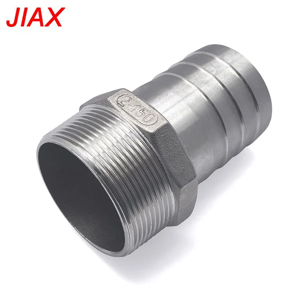 

Corrosion Resistant 2NPT 50 Hose Stainless Steel Barbed Fitting High Strength Adapter