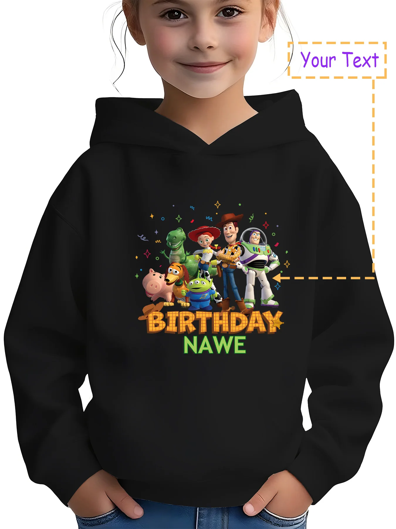

MINISO Toy Story Birthday Hoodies for Kids - Featuring all the authentic Toy Story characters, this is a must-have for birthday