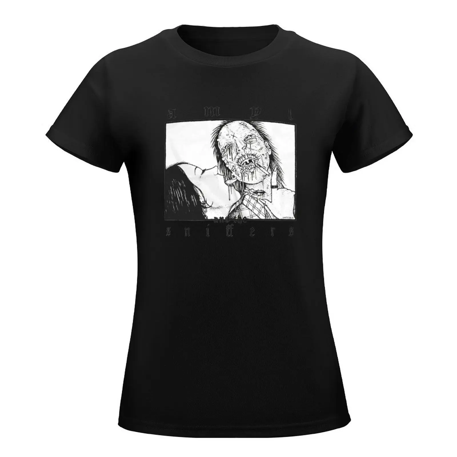 amyl and the sniffers T-Shirt kawaii clothes summer clothes t shirt for Women