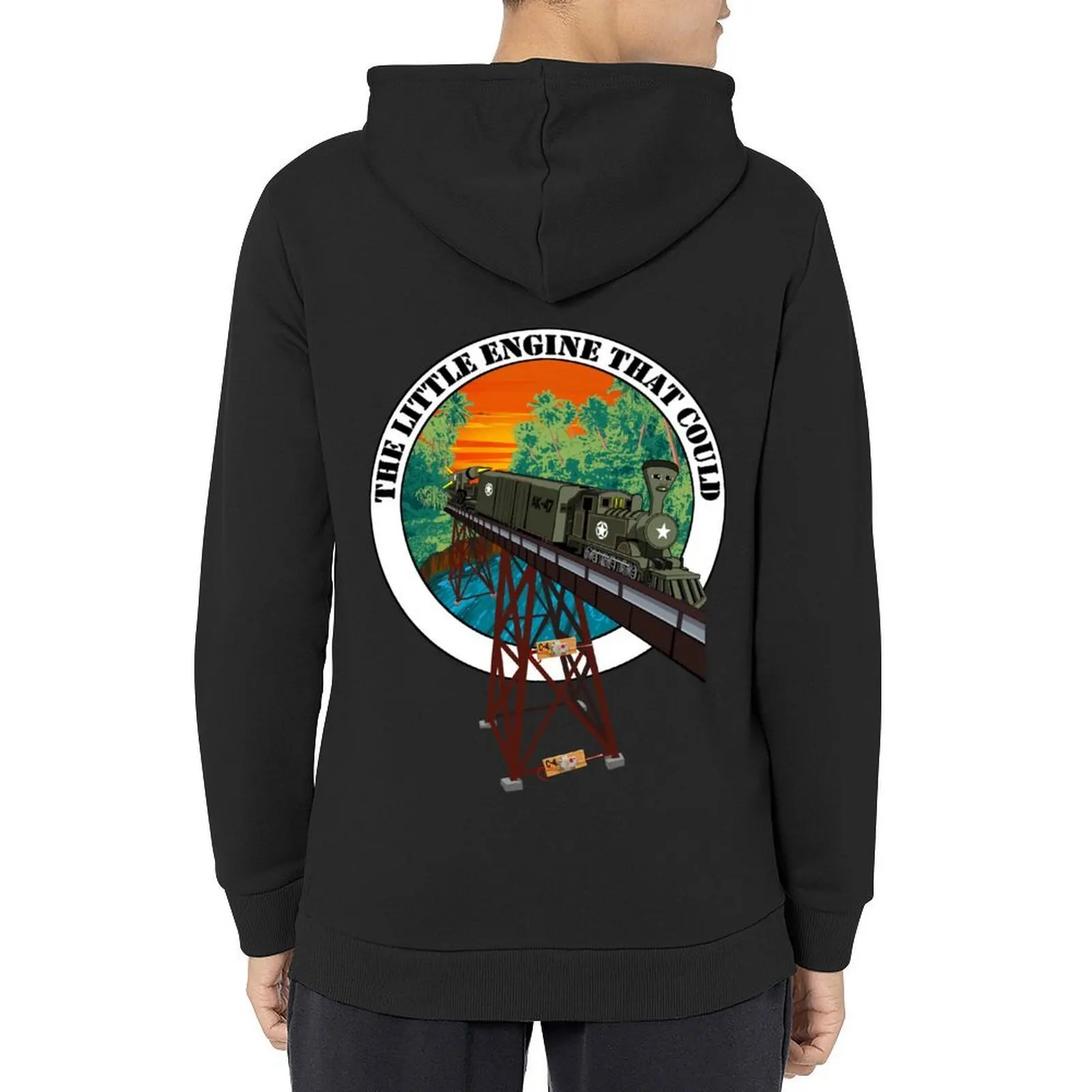 

The Little Engine That Could (A Bedtime Story) by Major Payne Hoodie autumn jacket men men's sweat-shirt set hoodies for men