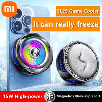 Xiaomi 15W High Power Magnetic/Back-clip 2 in 1 Semiconductor Freezable Ice Cooling Radiator SL25 Mobile Phone PUBG Game Cooler