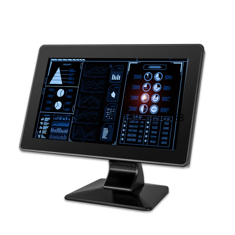 

Fully Sealed Waterproof IP67 Industrial Monitor 1000 Nits Sunlight Readable LCD Touch Screen High Brightness USB/DVI Aluminum