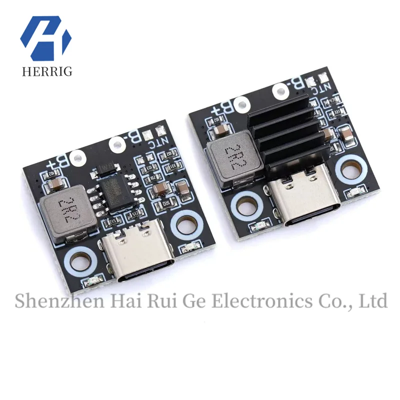 

5V power supply, 1S lithium-ion battery charging module, maximum 2.8A/3.6A battery with charging indicator