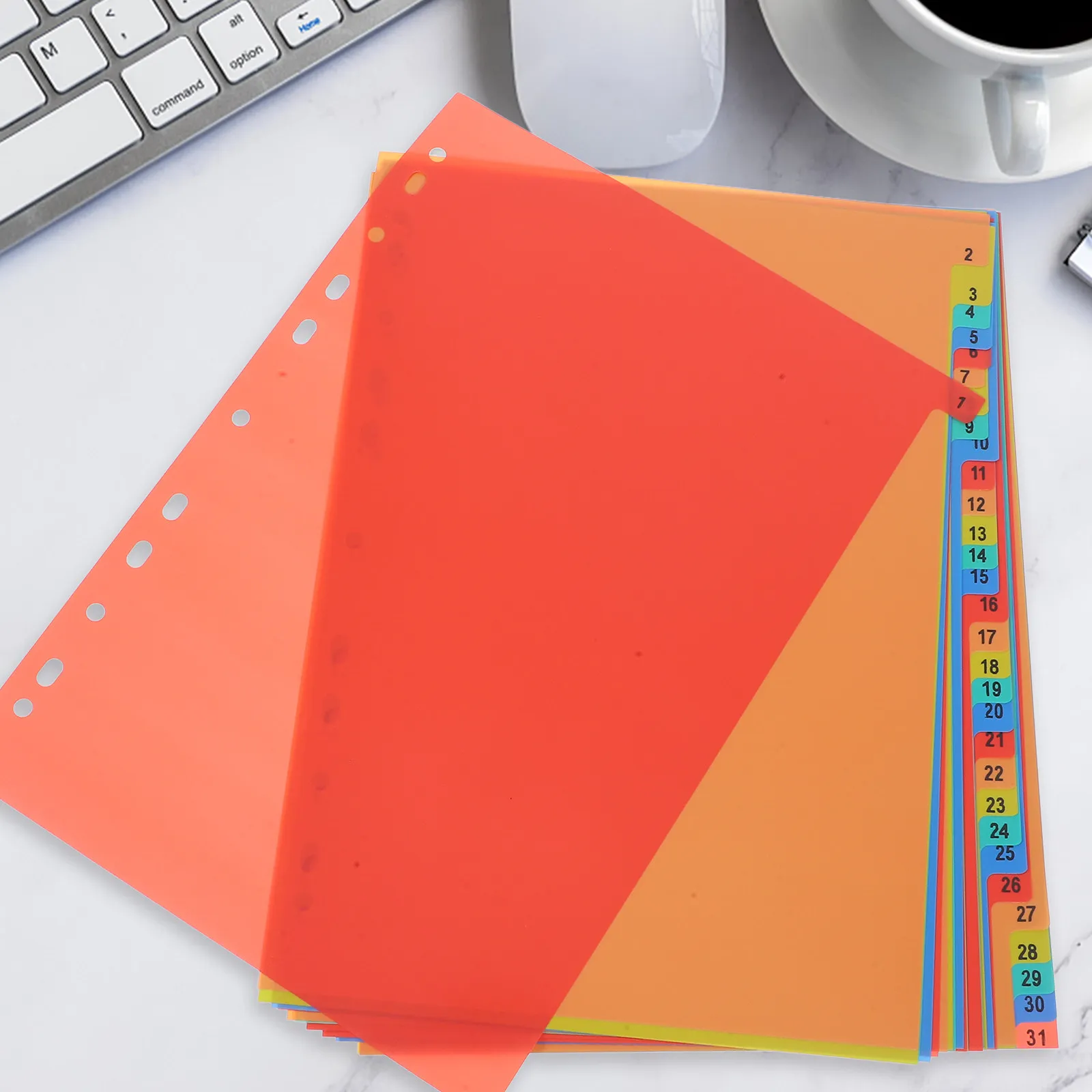 

Набор из 1 шт. разноцветных разделителей для документов, индексных карточек, блокнотов, классификационных страниц и маркеров для страниц