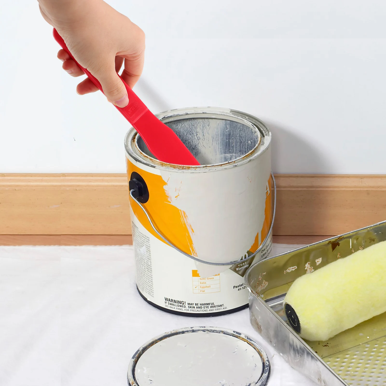 

5 Pcs Oil Knife Spatulas Plastic Lightweight Ergonomic Colorful Silk Supplies Students Paint Tools Mixing