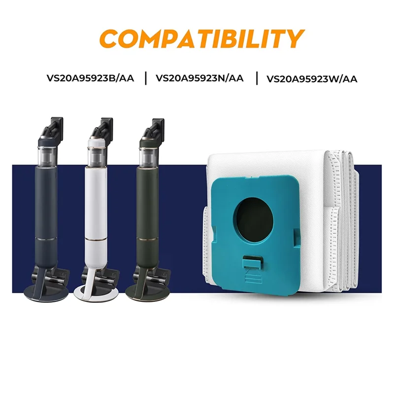 ABLE-piezas de repuesto compatibles con aspiradora de varilla inalámbrica Jet a medida, bolsas de vacío, filtro de vacío