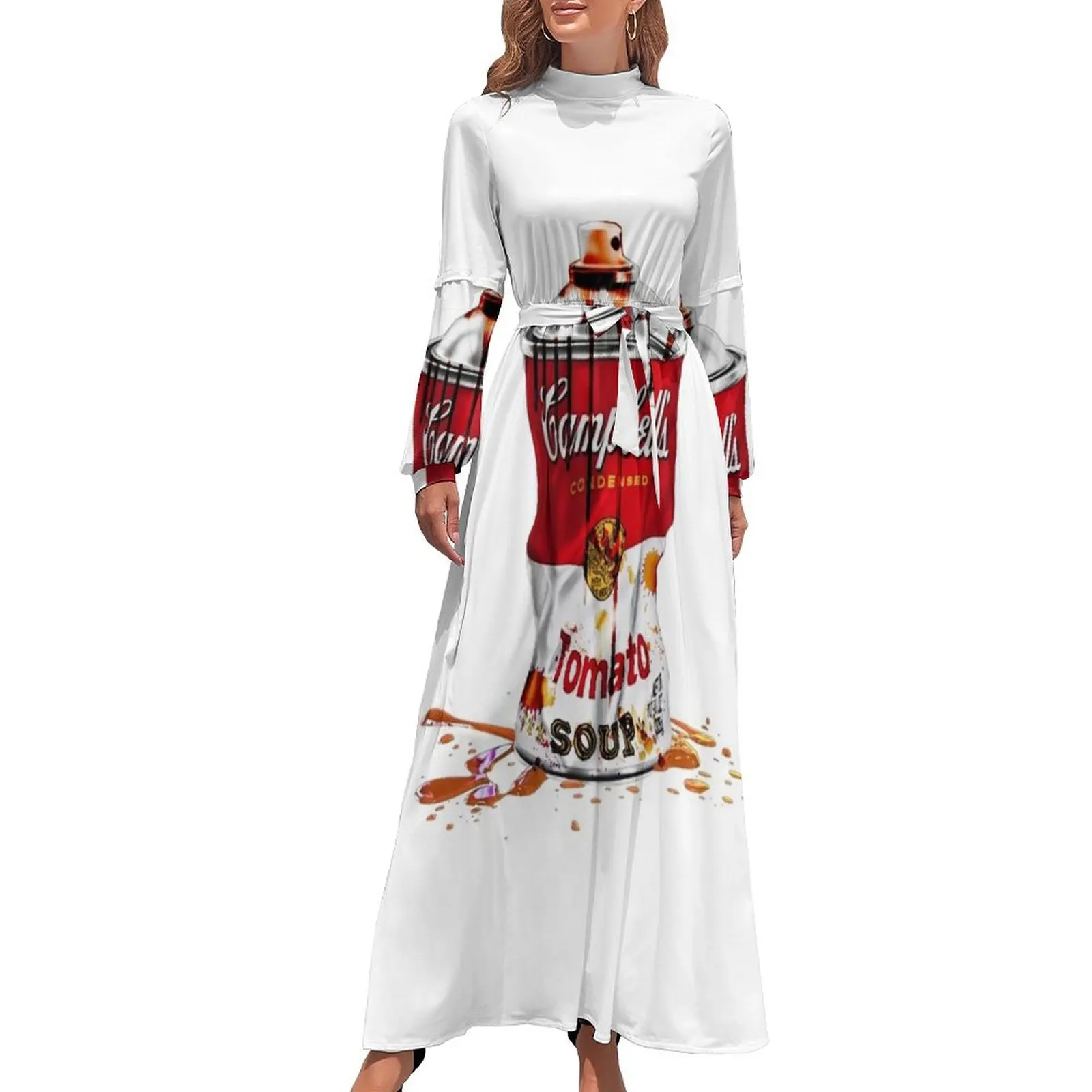 

Andy Warhol's Crushed Can Long Dress women's dresses luxury women's evening dresses dresses for womens 2024 cute dress