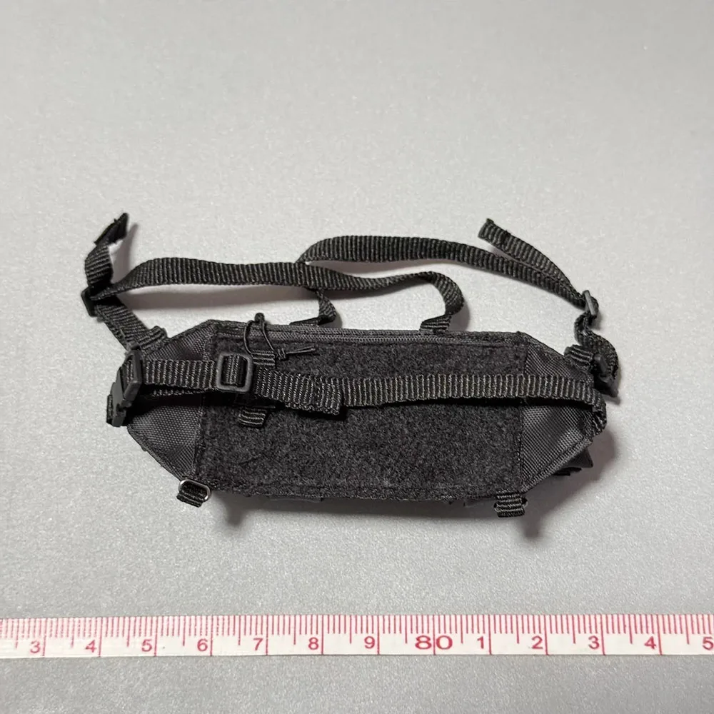 1/6 EASY&SIMPLE ES 26065RA US. Lalka żołnierz CAG figurka czarna kamizelka na klatkę piersiową kuloodporny pas biodrowy dla 12-calowej lalki akcji