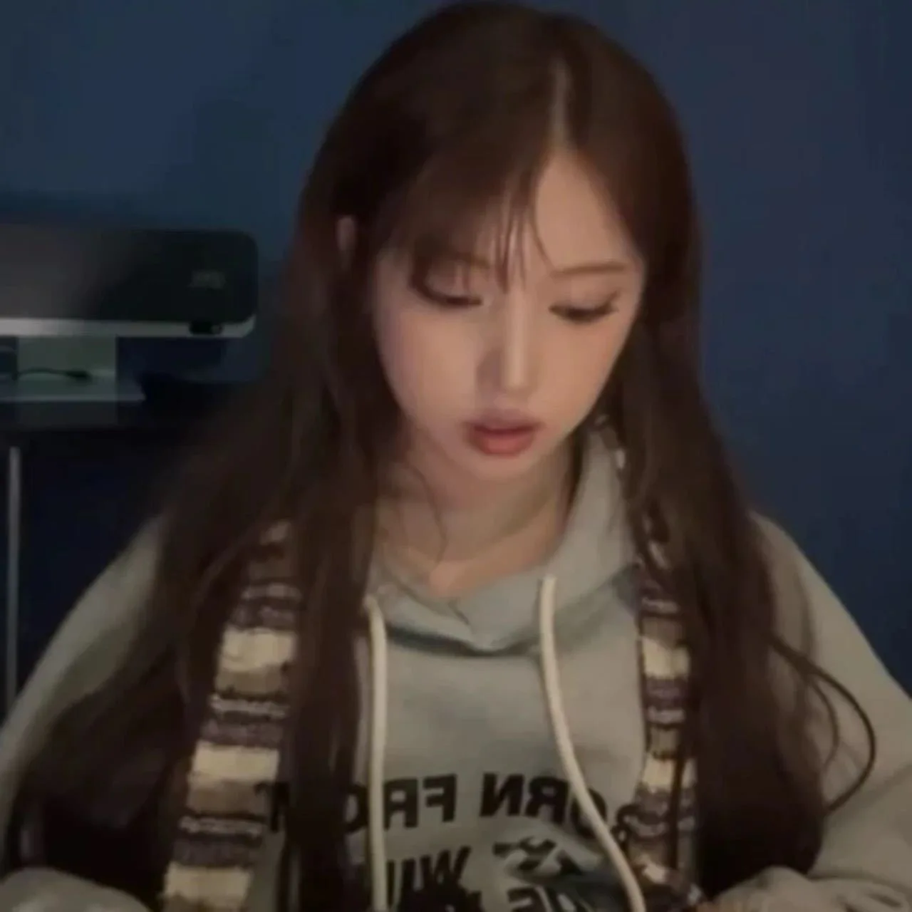 

Loose Women's Hoodie Dstring Casual Letter Print Comfortable Cotton Polyester Blend Street Sle Mid-Length Long Sve