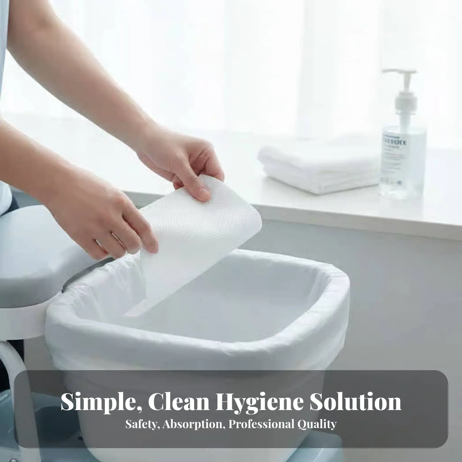 

50 штук одноразовых гелевых впитывающих прокладок для унитаза, защита от протеканий, впитывающие пеленки для подкладки в судно, контроль запаха