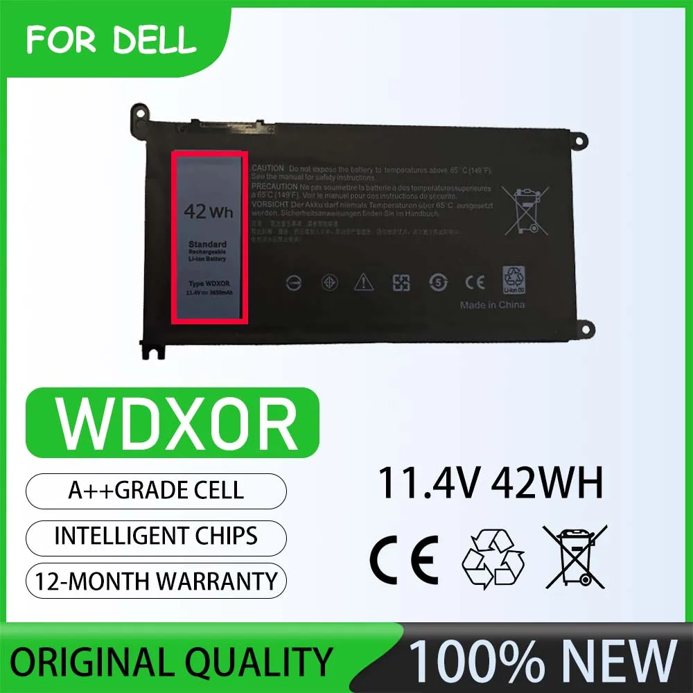 WDXOR Brand New 11.4V 42Wh Notebook Laptop Battery For DELL Inspiron 17 5000 Series-5775 DELL Inspiron 17 Series