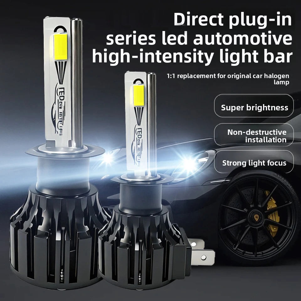9005 HB3 9006 HB4 9012 55W each H1 H7 H11 LED Headlight Bulb H8 H9 32000LM Auto Retrofit Kits Moto Lamp 6000K 12V Plug and Play