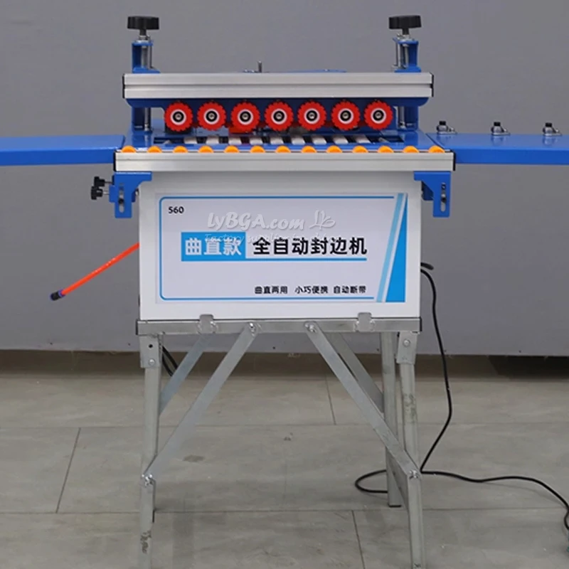 LY-560 Automatic Curved/Straightened Wood Work Banding Machine Widened Lengthened with Base Stand Bracket Optional Edge Bander