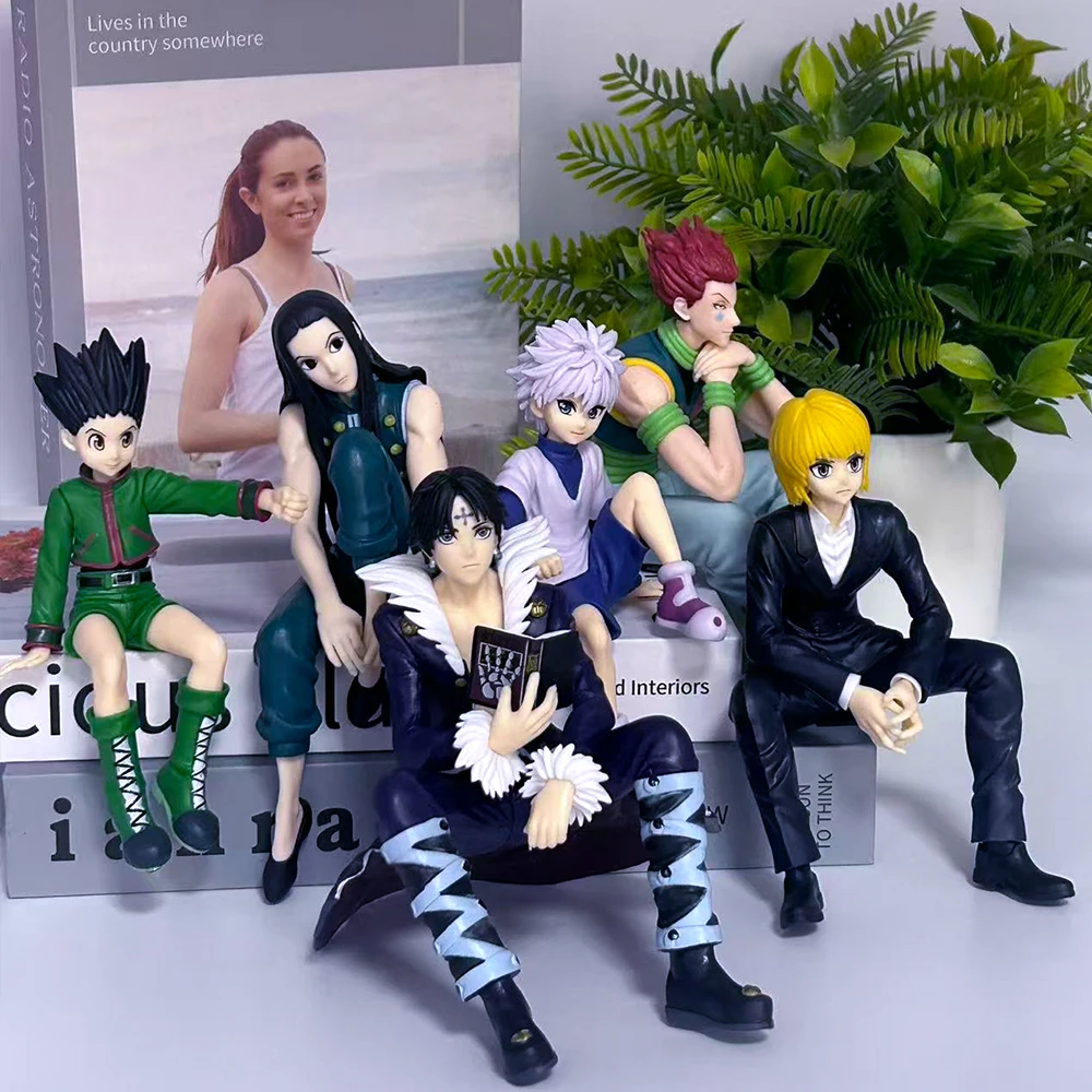 

. Фигурка аниме «Hunter x Hunter»: Хисока из Отрядов-призраков, фигурка-держатель для лапши, украшение для комнаты, модель из ПВХ