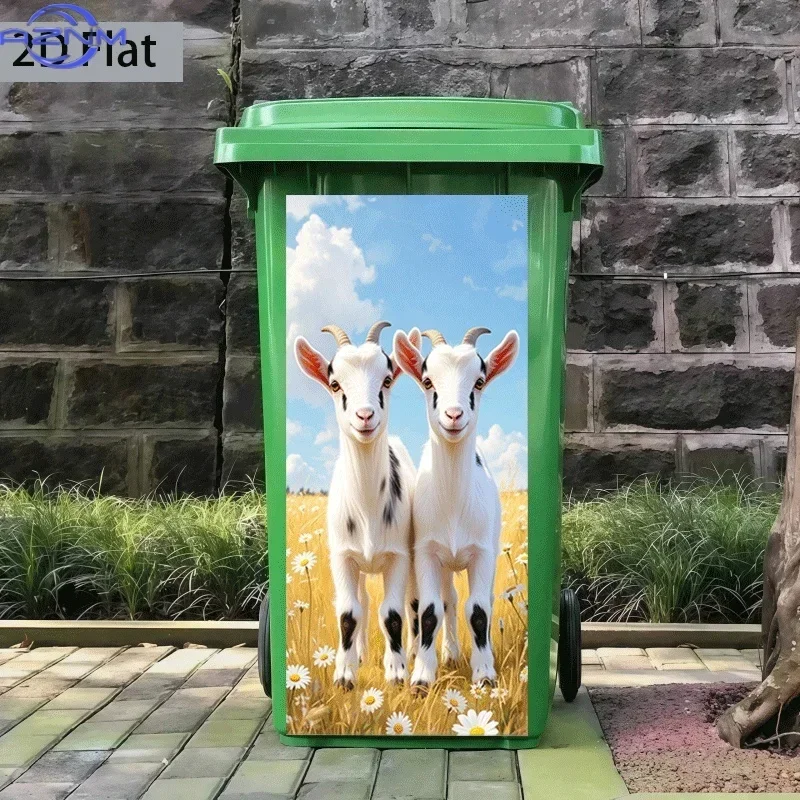 Printing Trash Can Sticker ×cm, 