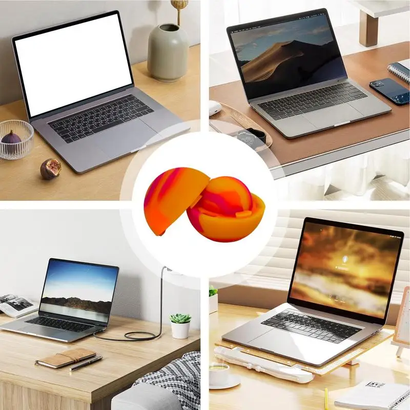 Silicone Pad For Laptop Cooling Portable Silicone Small Hemisphere Pad Multifunctional Non Slip Cooling Stand Stable Hemisphere