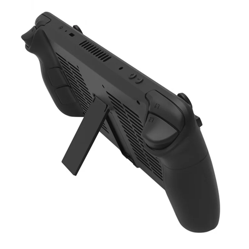 حافظة خلفية واقية مع حامل حامل داعم لوحدة التحكم في الألعاب على سطح البخار، غطاء غطاء خلفي للتبريد غير قابل للخدش