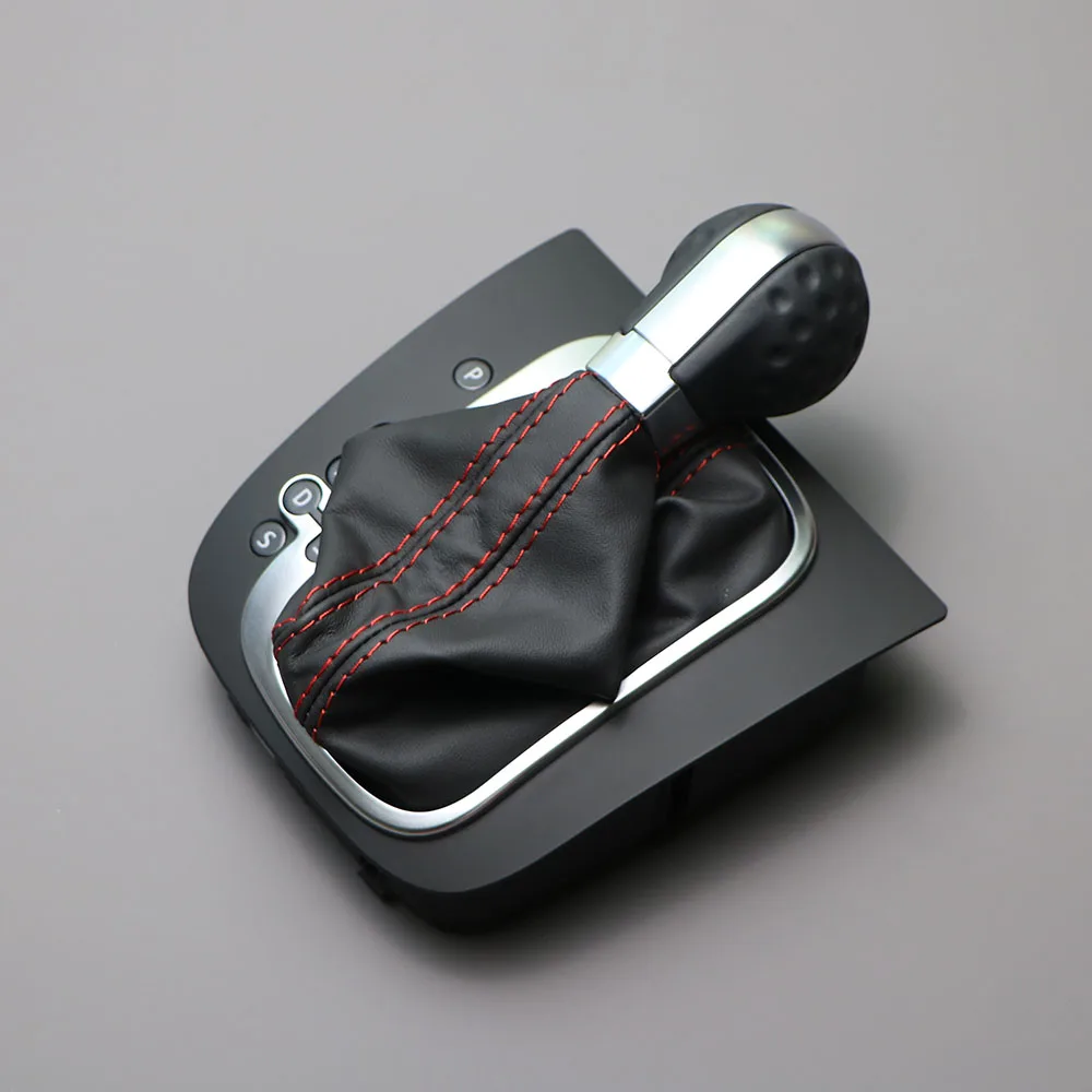 

Red Thread LHD Gear Shift Knob DSG AT Modification Automotive Vehicle Gear Shift Accessory For VW Golf 6 MK6 GTI R32