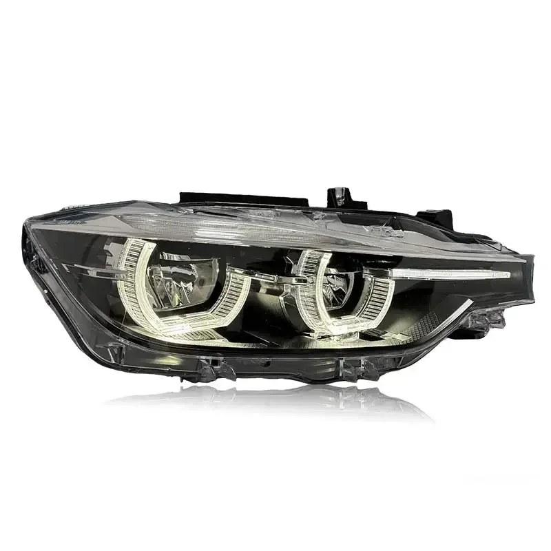 For  3 Series F30 F35 Yellow and White Headlights Automotive LED Headlights Dual Color Switching Headlights Plug and Play