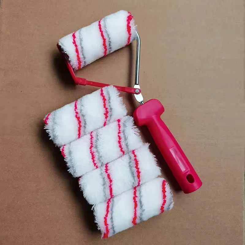 Multifuncional Paint Roller Brush, Canto Drum, Wall Brushes, Tackle Roll, Ferramenta de Pintura Decorativa, 4\