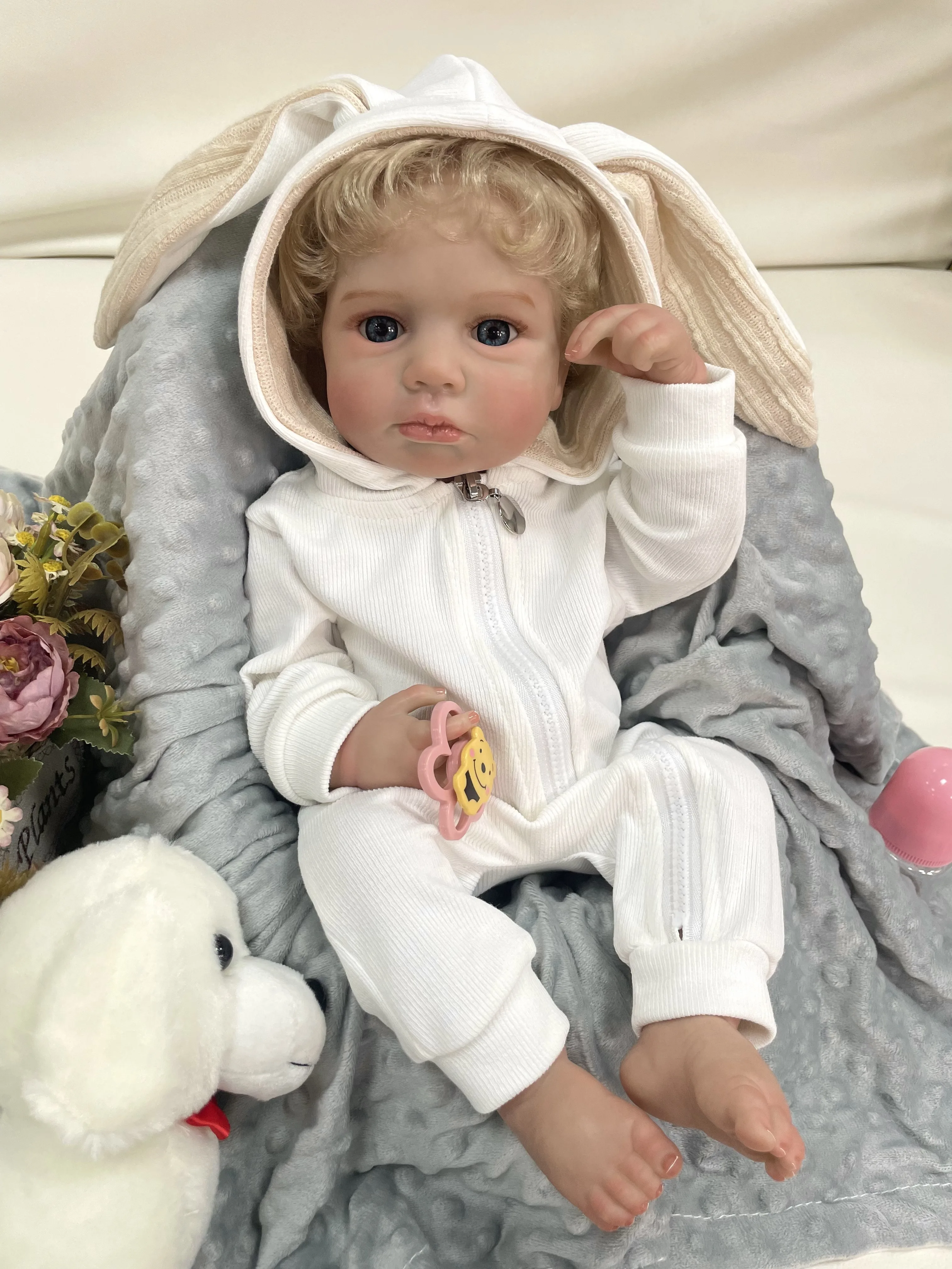 Cokela 20 pollici/50 cm Neonato Reborn Baby Doll Giocattoli per bambini Bambola in silicone Bebe Reborn fatta a mano