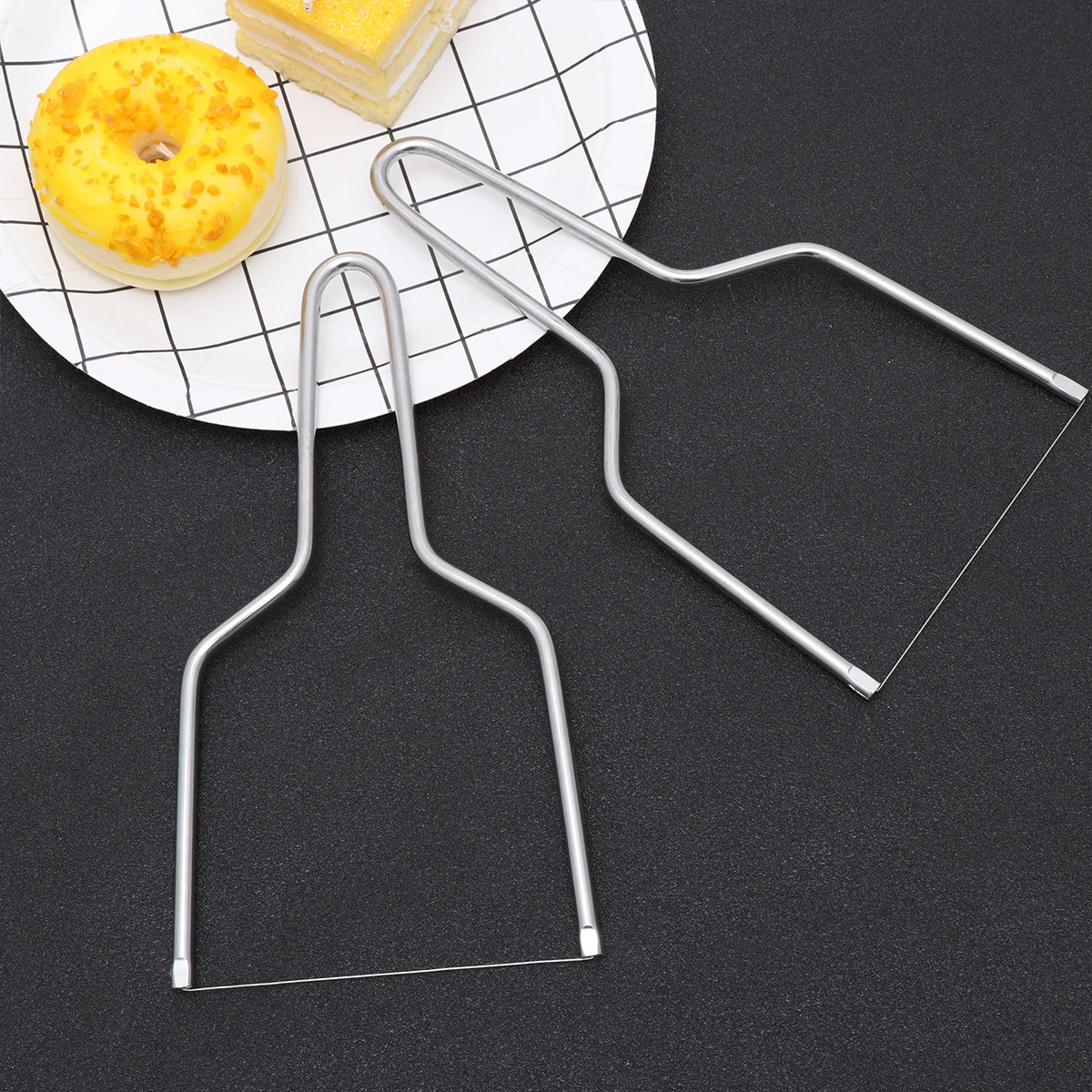 

3 pcs 18.3X9.6Cm Stainless Steel Cheese Slicer Butter Cutter Kitchen Cheese Cutting Tool For Home Restaurant Hotel Use