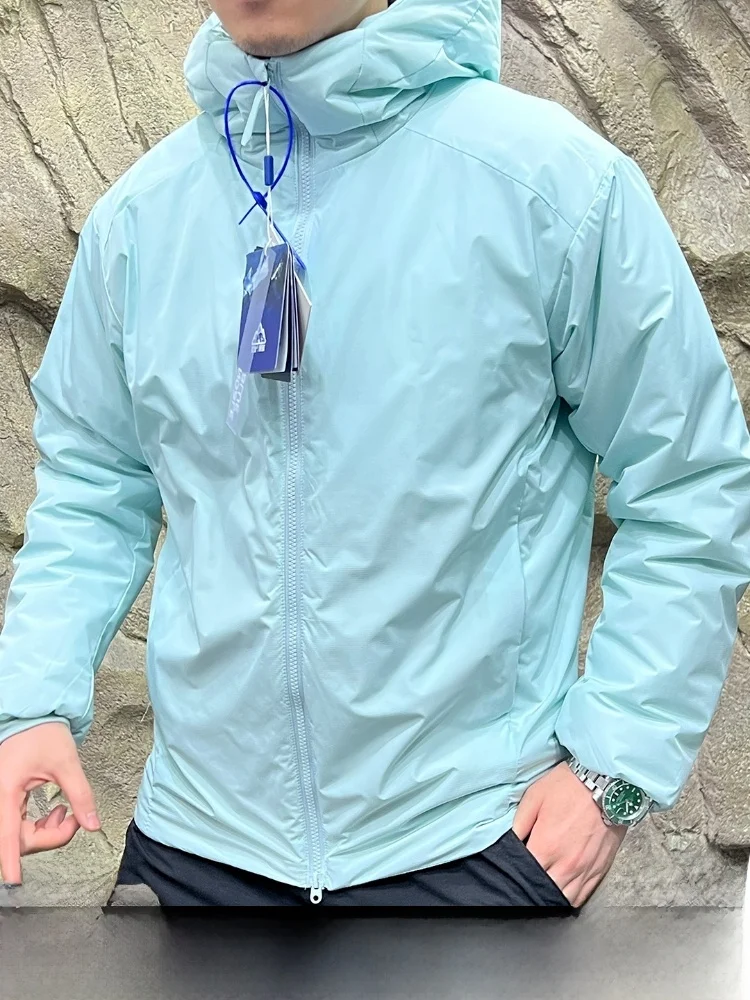 

Upaded P Cotton Lightweight Autumn Winter Hooded Casual Outdoor Couples Cotton Jaet Stand Fit Youth Trendy Long Sve