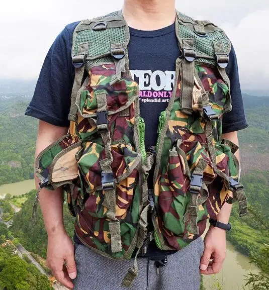 

Britain Tactical Vest Jungle Green Vintage Summer Simple