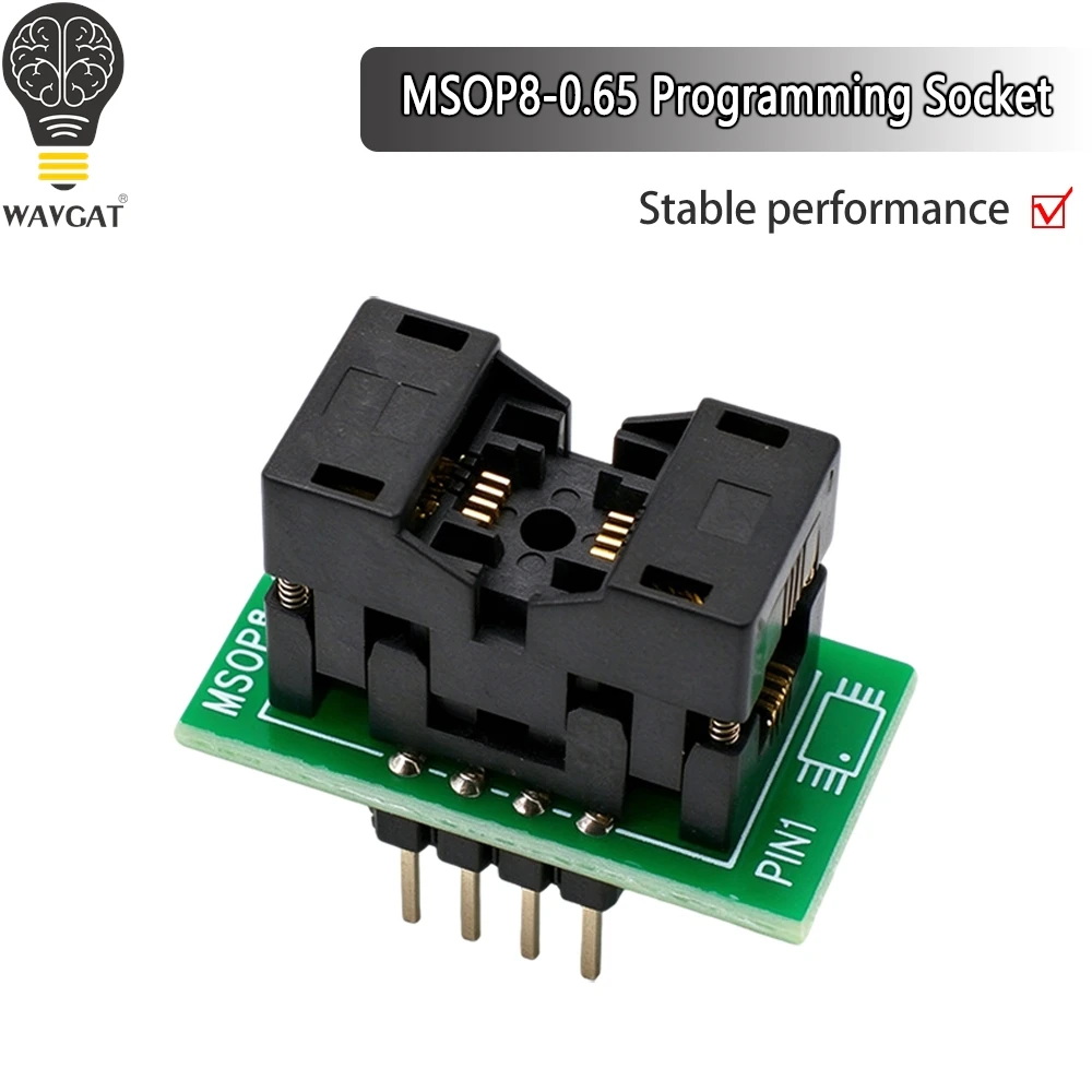 WAVGAT MSOP8 to DIP8 MCU Test IC socket Programmer adapter Socket