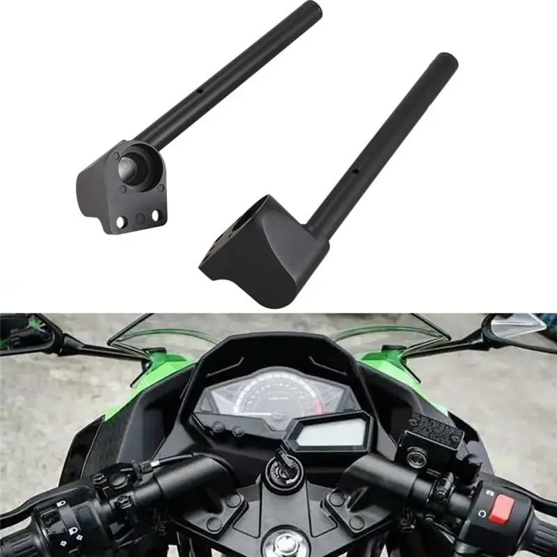 A09E-Motorcycle Split Handlebar Handle Bar For KAWASAKI Ninja 300 300R 250 250R EX250 Parts Accessories